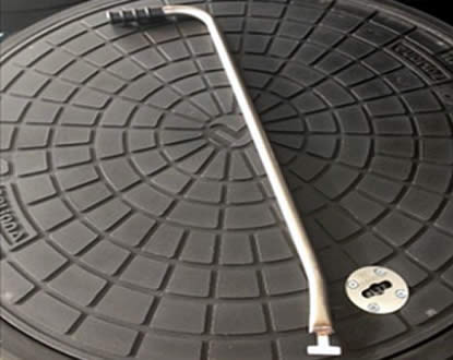 Bastón de apertura simple